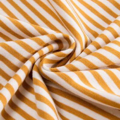 Vải thun cotton sọc cận cảnh